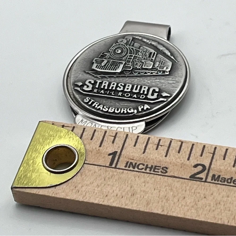 Strasburg Railroad Silver‎ Money Clip Pennsylvania